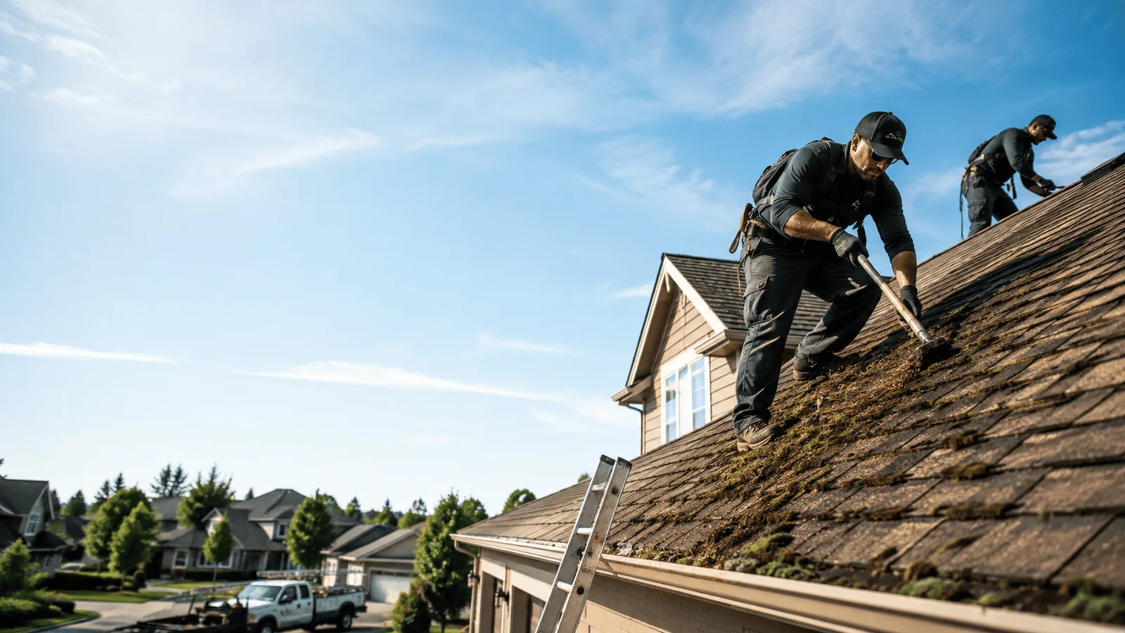 Roof Moss Removal in Brooklyn, CT near me